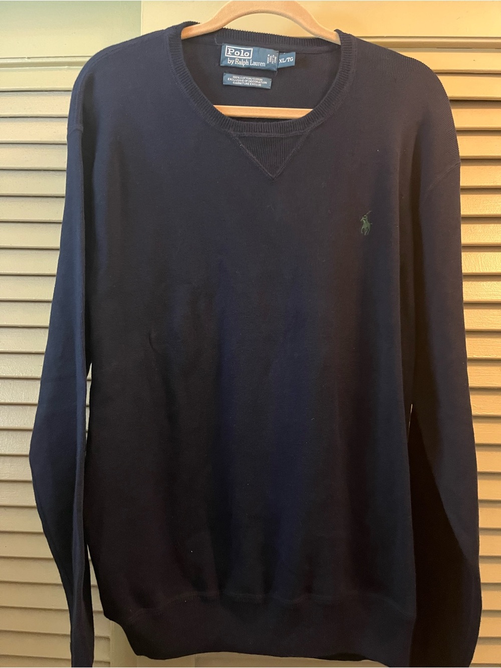 Polo by Ralph Lauren Navy Crewneck Sweater XL